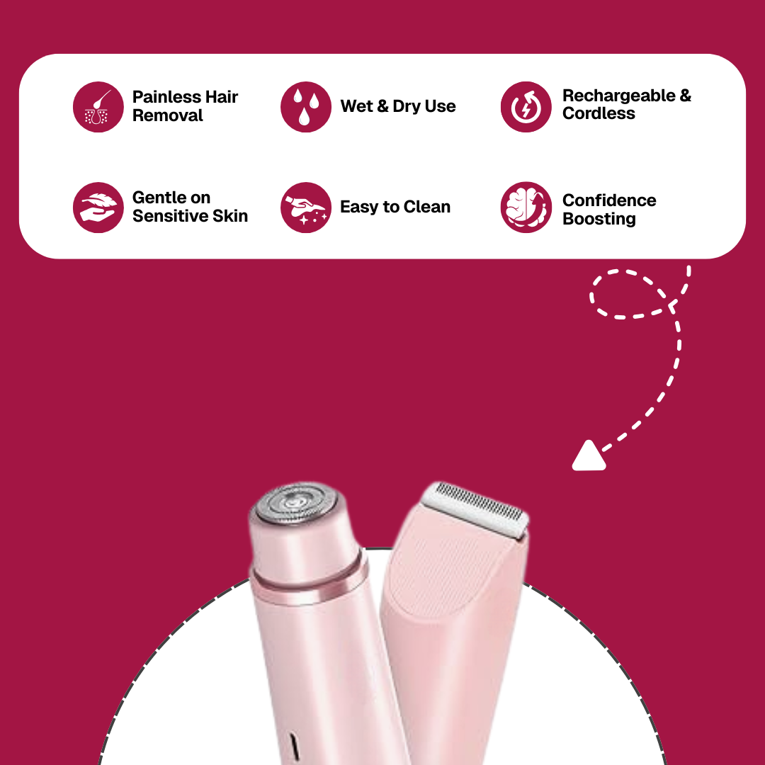 2-in-1 Body Shaver for Women