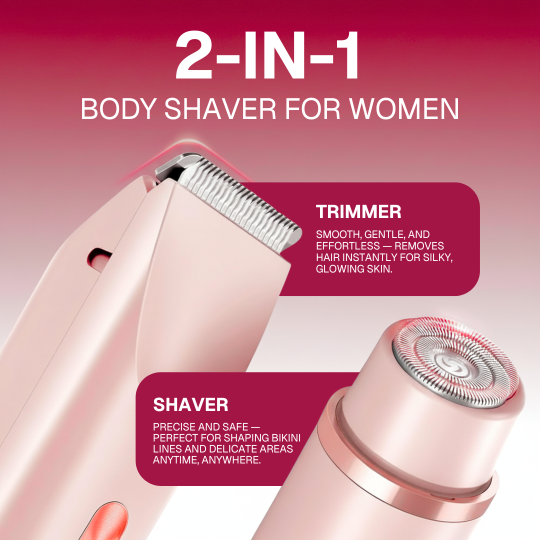 2-in-1 Body Shaver for Women